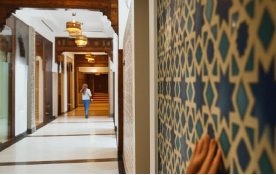 Signature hotel UAE Moroccan zellige hospitality interior